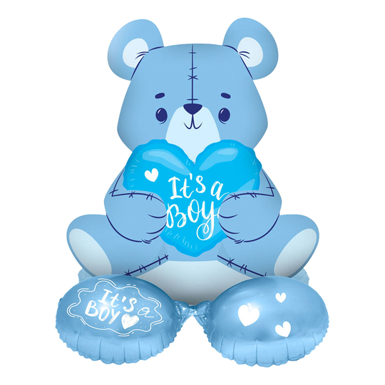 Folioilmapallo Nalle Its a Boy Sininen - 61 cm