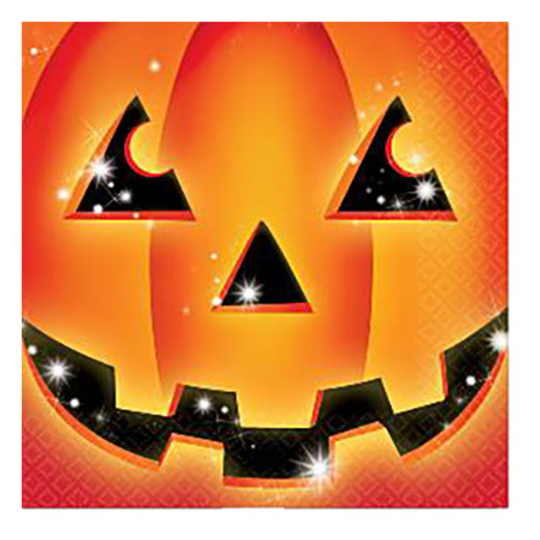 Halloween Kurpitsa Servetit - 16-pakkaus