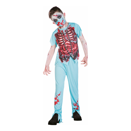 Zombi Kirurgi Lasten Naamiaisasu - XX-Large