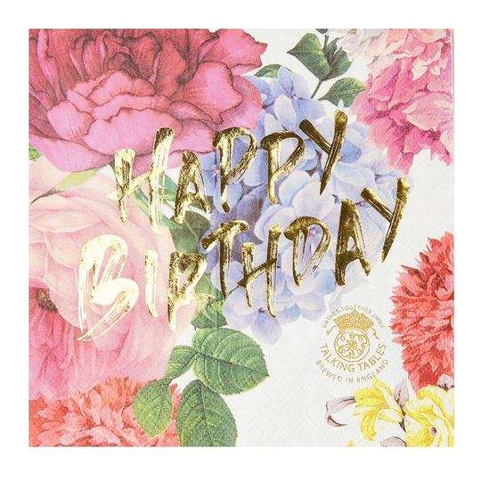 Truly Scrumptious Servietter Happy Birthday - 21-pak
