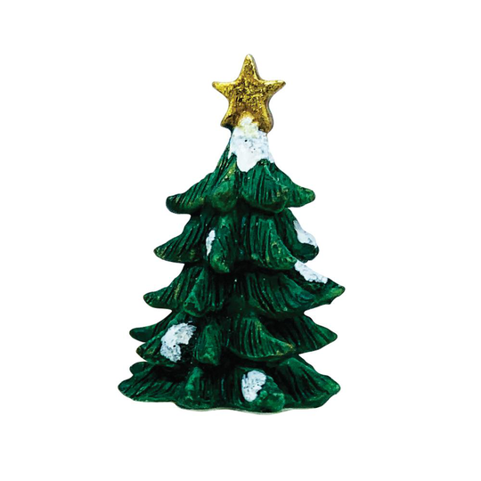Kakkukoriste/Miniatyyri, Vihreä Joulukuusi, 5cm