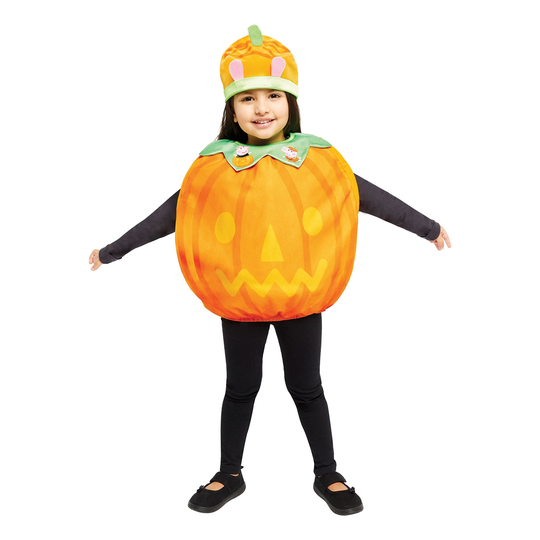 Pipsa Possu Halloweenkurpitsa Lasten Naamiaisasu - X-Small