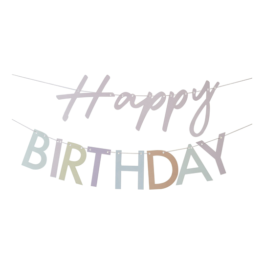 Viirinauha Happy Birthday Pastelli
