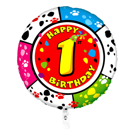 Folioilmapallo Happy Birthday - Numero 1