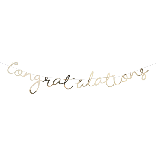 Viirinauha Congratulations Kulta Metallic