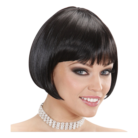 Valentina Musta Deluxe Peruukki - One size
