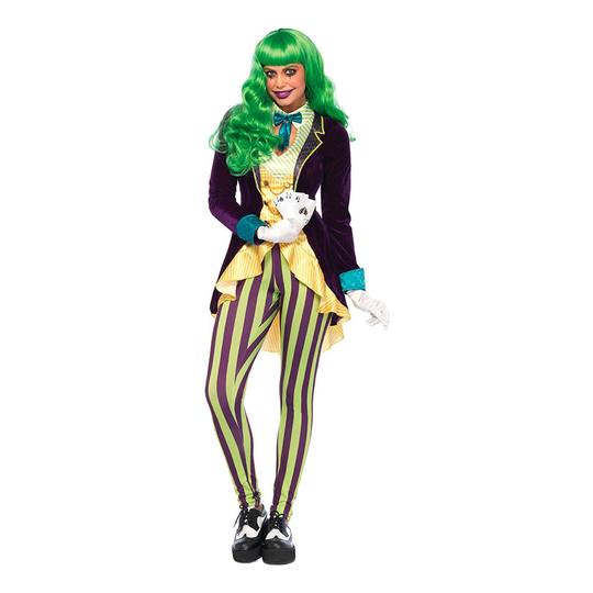 Wicked Joker Naisten Deluxe Naamiaisasu - X-Small