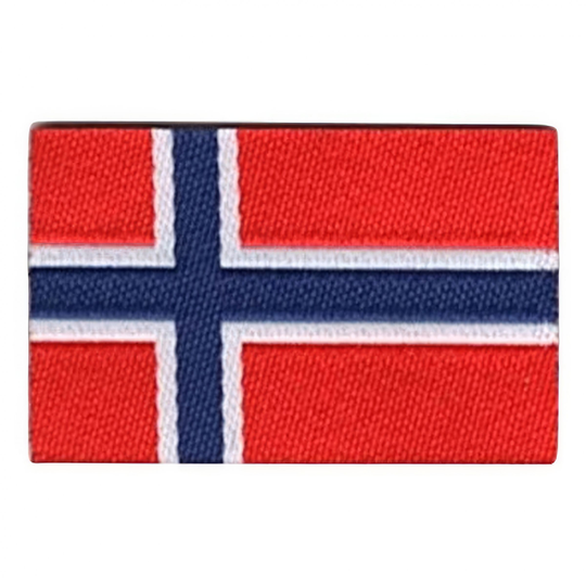 Kangasmerkki Norjan Lippu - Suuri