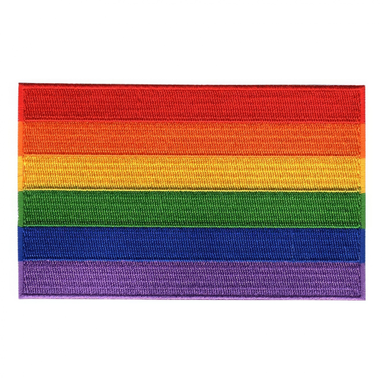 Kangasmerkki Lippu Pride Sateenkaari - Suuri