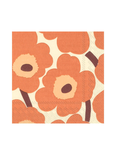Unikko cream -servetti, 25 x 25 cm