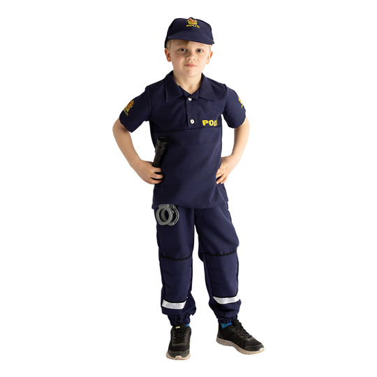Norjalainen Poliisi Lasten Naamiaisasu - Small