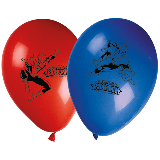 Ilmapallot - Spiderman, 8kpl