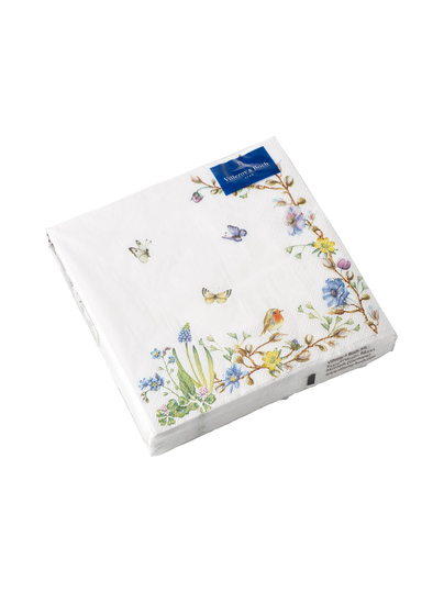 Easter accessories lunch napkin flower tendril -servetti 33 x 33 cm