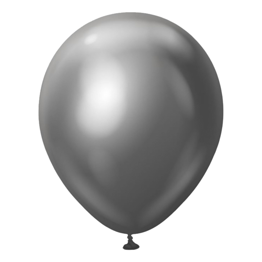 Lateksi-ilmapallot Professional Space Gray Chrome - 100-pakkaus