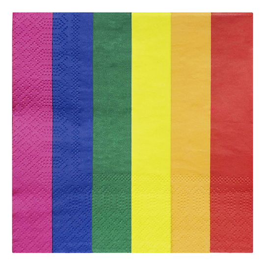 Servetit Rainbow - 20-pakkaus
