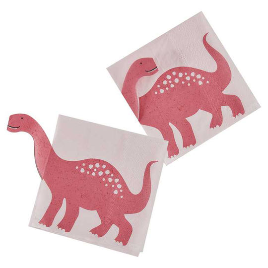 Pienet Lautasliinat - Pinkki Dino, 16kpl