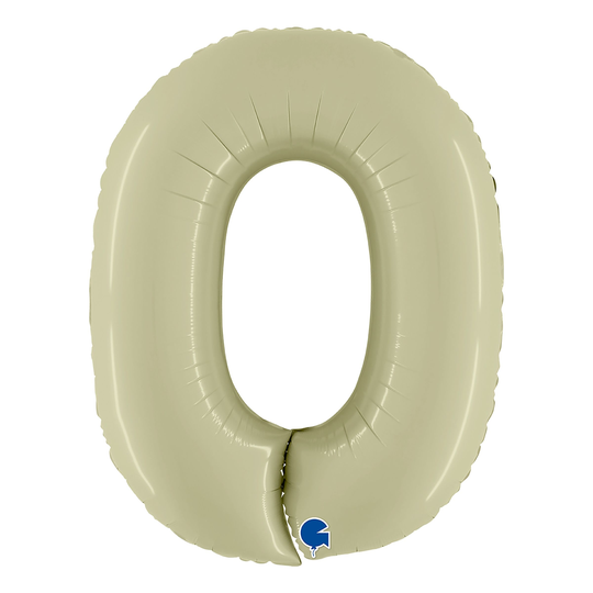 Numeroilmapallo Satin Olive Green - Numero 0