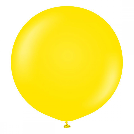 Lateksi-ilmapallot Professional Supersuuret Yellow - 2-pakkaus