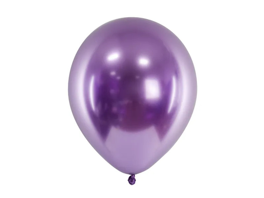 Kiiltävät ilmapallot - Violetit, 30cm, 10kpl
