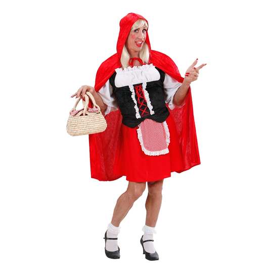Punahilkka Dragqueen Naamiaisasu - One size