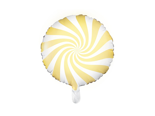 Foliopallo Keltainen - Candy Pastel