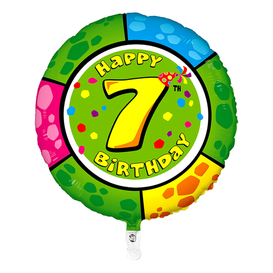 Folioilmapallo Happy Birthday - Numero 7