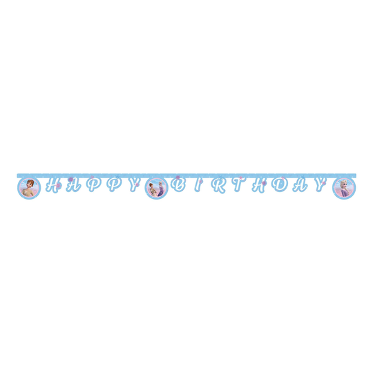 Kirjainviirinauha Happy Birthday Frozen 2