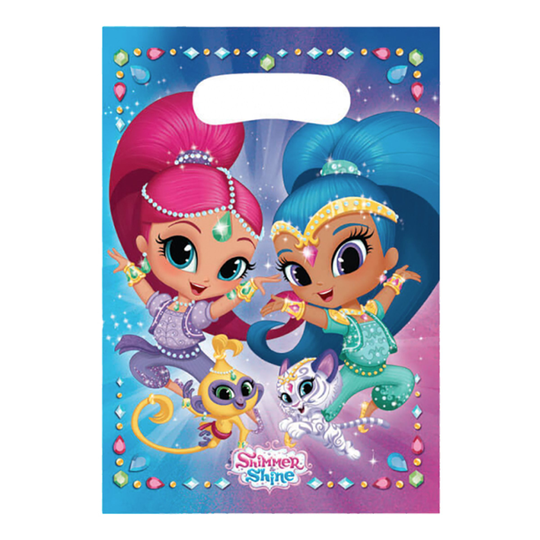 Juhlapussit Shimmer & Shine - 8-pakkaus