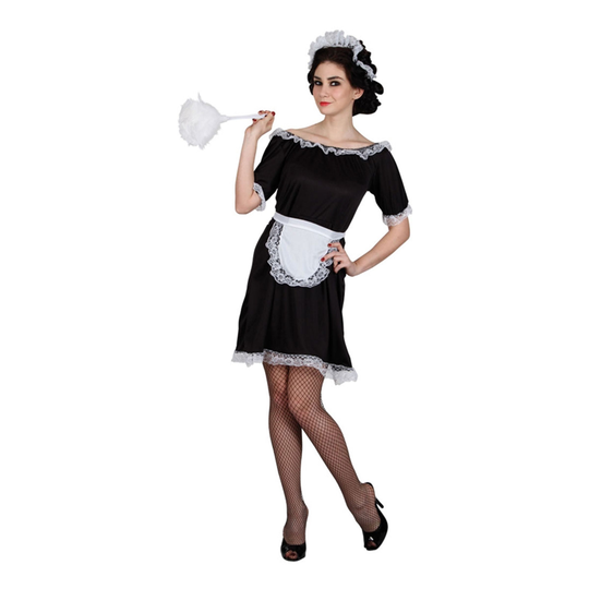 Klassinen French Maid Budget Naamiaisasu - Large