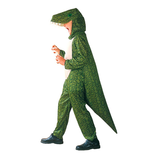 Vihreä Dinosaurus Lasten Naamiaisasu - One size