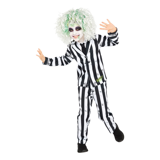 Beetlejuice Lasten Naamiaisasu - Medium