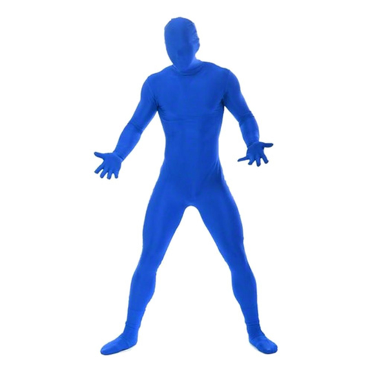 Morph-puku Sininen Naamiaisasu - Large