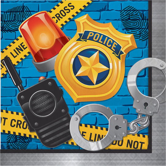Poliisi Lautasliinat, 16 kpl