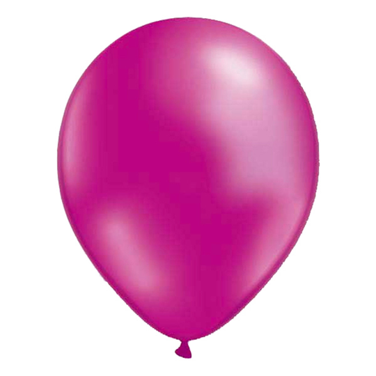 Ilmapallot Metallic Magenta - 10-pakkaus