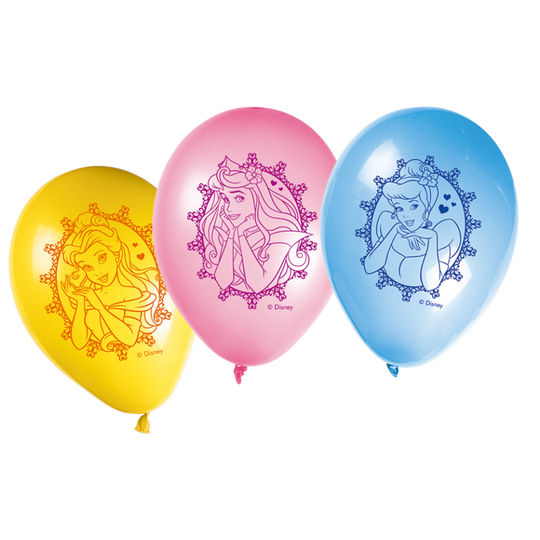 Ilmapallot Disney Prinsessat 2 - 8-pakkaus