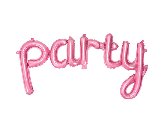 Foliopallo - Party - Vaaleanpunainen