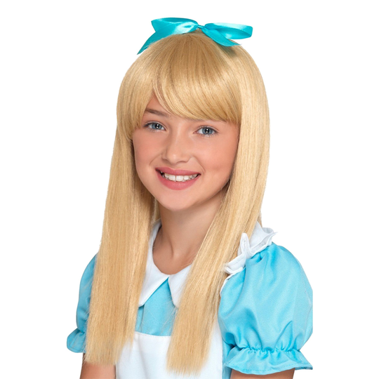 Alice Vaalea Lasten Peruukki - One size