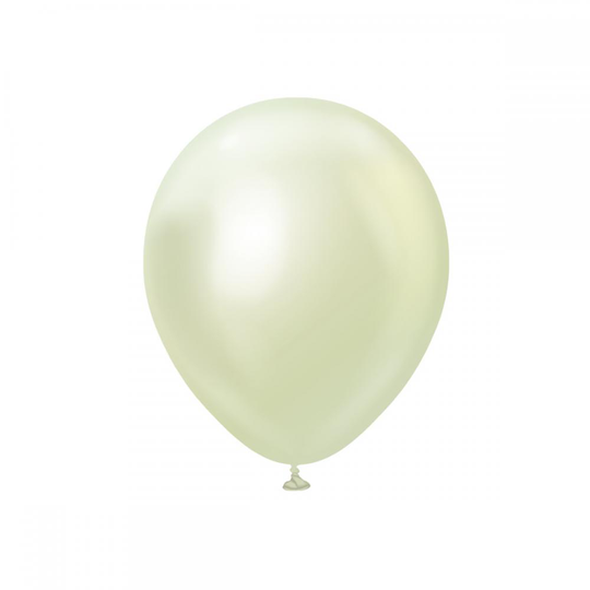 Ilmapallot - Chrome Green Gold, 30cm, 10kpl