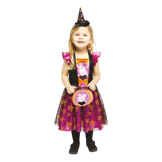 Pipsa Possu Halloween Mekko Lasten Naamiaisasu - XX-Small