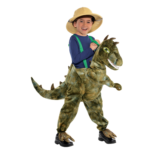 Ratsastava T-Rex Lasten Naamiaisasu - 3-5-vuotiaille