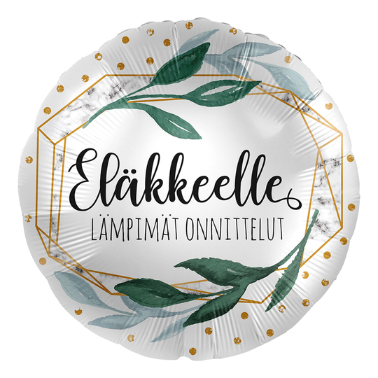 Folioilmapallo Eläkkeellä Lämpimät Onnittelut