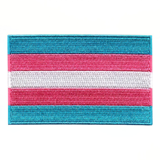 Kangasmerkki Lippu Pride Transgender - Suuri