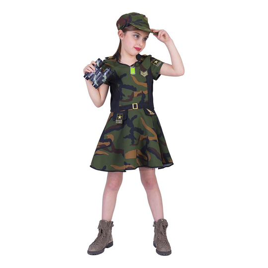 Armeijamekko Lasten Naamiaisasu - Medium