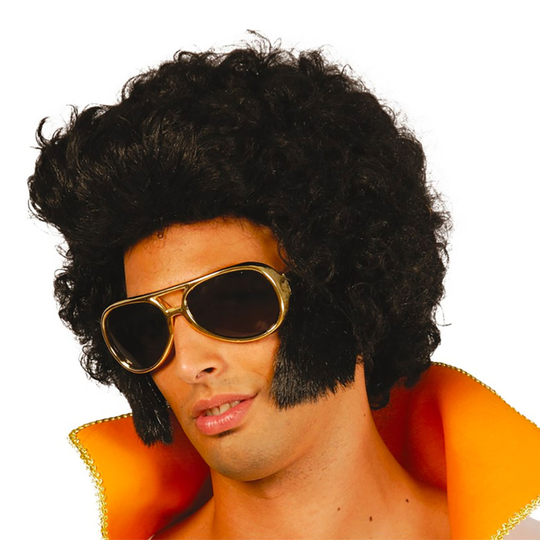 King of Pop Musta Peruukki - One size