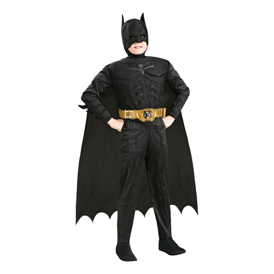 Batman Musta Ritari Lihaksilla Lasten Naamiaisasu - Toddler