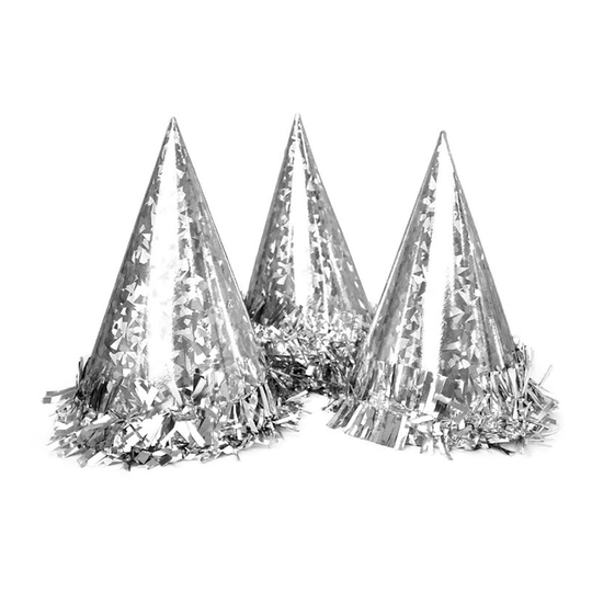 Hopea Juhlahatut Metallic - 6-pakkaus