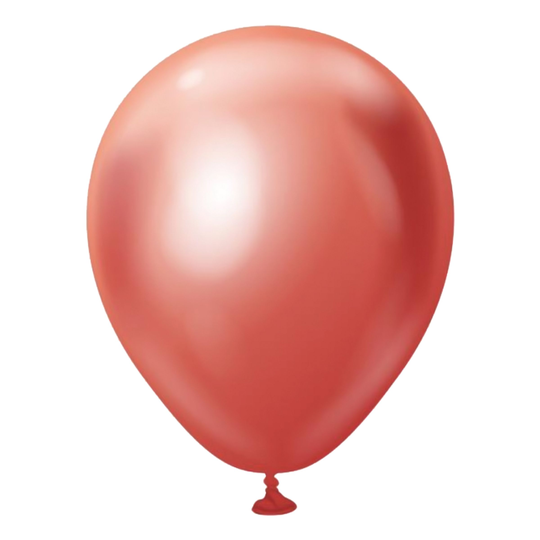 Lateksi-ilmapallot Professional Mini Red Chrome - 25-pakkaus