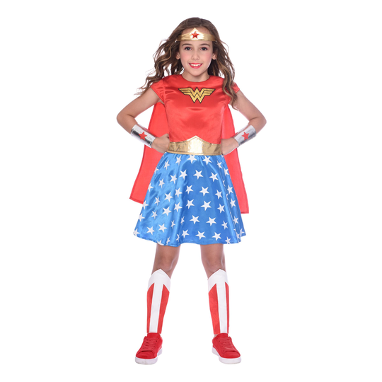 Wonder Woman Klassinen Lasten Naamiaisasu - Large