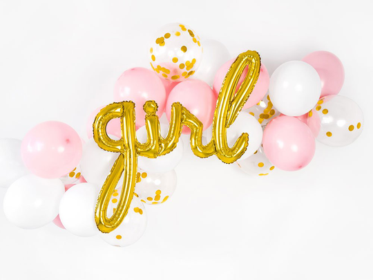 Foliopallo - girl -Kulta