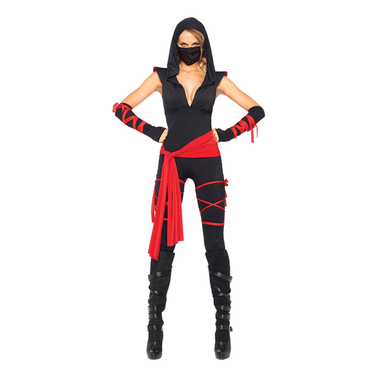 Naisten Ninja Deluxe Naamiaisasu - Medium